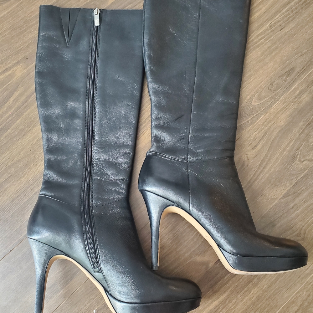 Vince Camuto Black Heeled Boots